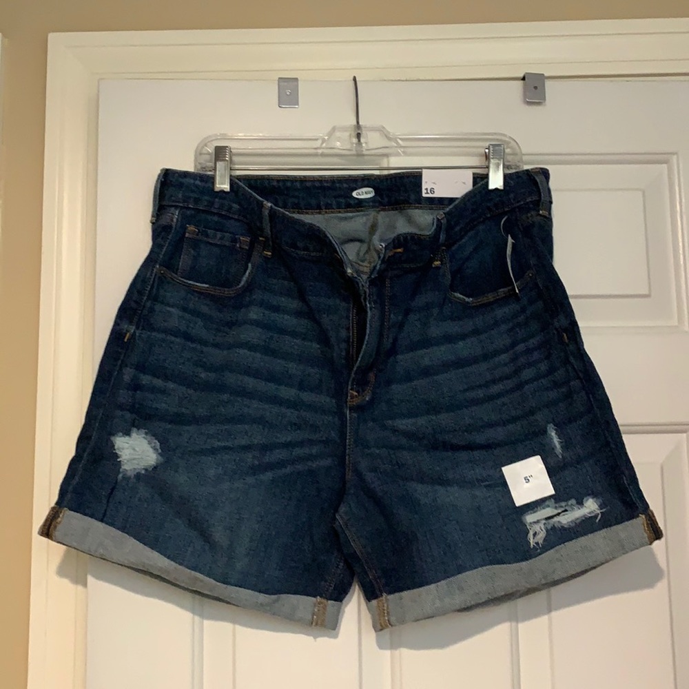 Old Navy Jean shorts sz 16 NWT